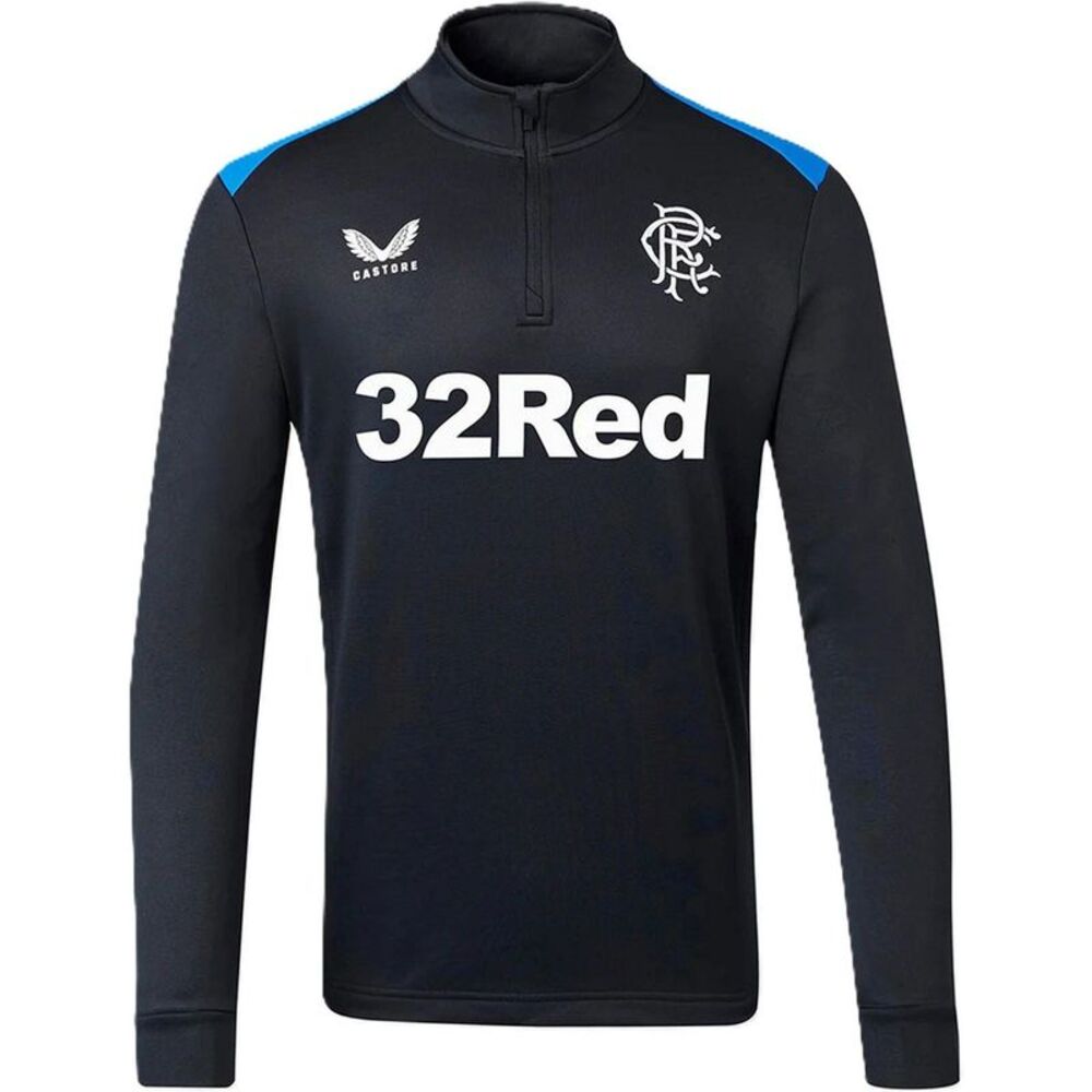 Castore Boys Rangers FC Quarter Zip Track Top / Peacoat Navy